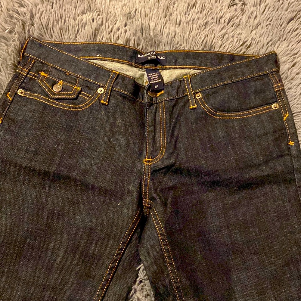 Jeans, dark blue - Banana Republic size 8p